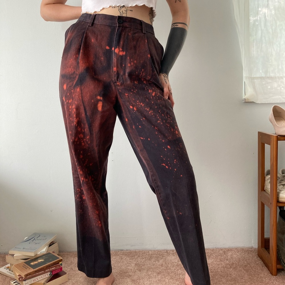 Bleached trousers